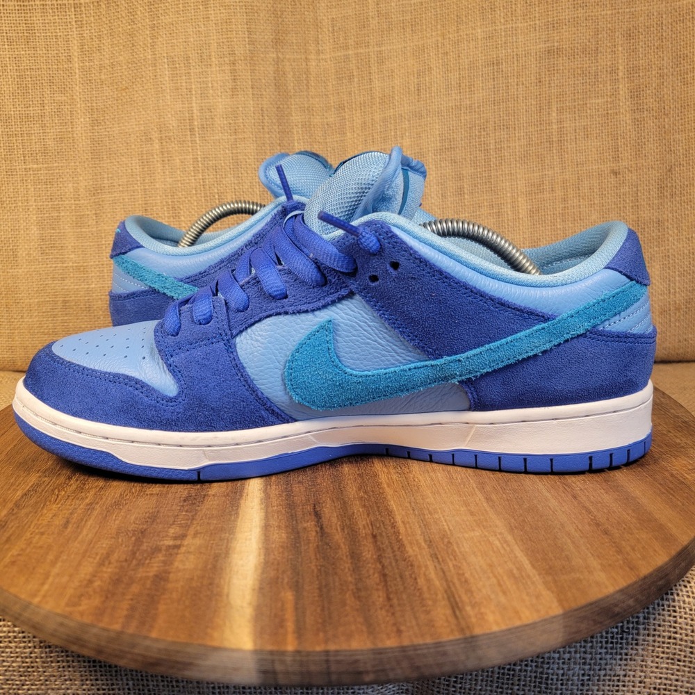 Nike SB Dunk Low Pro Sneakers Racer Laser Blue Skate Shoes Men's 10.5 with Box - Picture 6 of 13